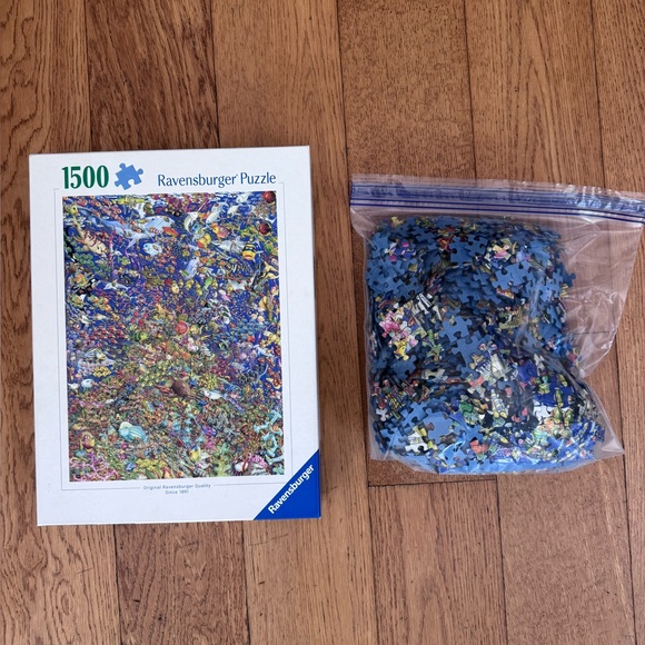 Ravensburger Adam Parsons 1500 Piece Jigsaw Puzzle Shoal Visschool - Picture 3 of 14